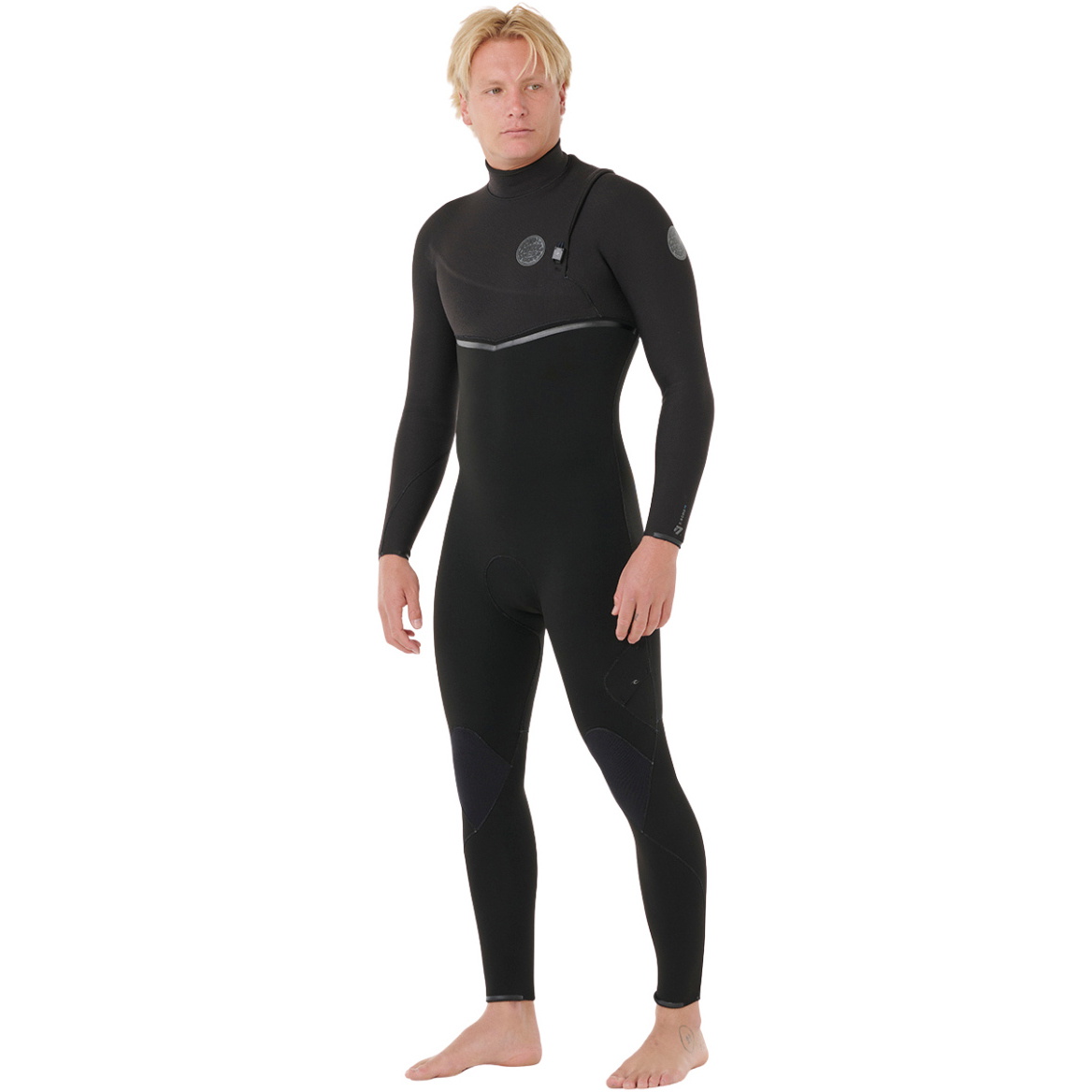 2026 Rip Curl Mens E-Bomb 3/2mm Zip Free Wetsuit 17OMFS - Black